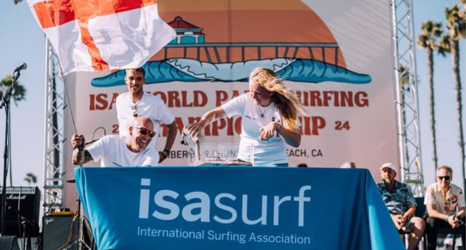 Alumna surfs to success at the 2024 ISA World Para Surfing Championship