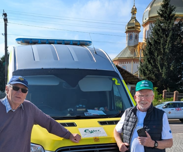 Protected: Alumni duo drive ambulance to Ukraine 