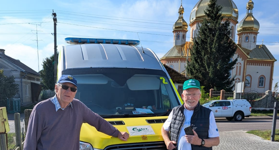 Protected: Alumni duo drive ambulance to Ukraine 