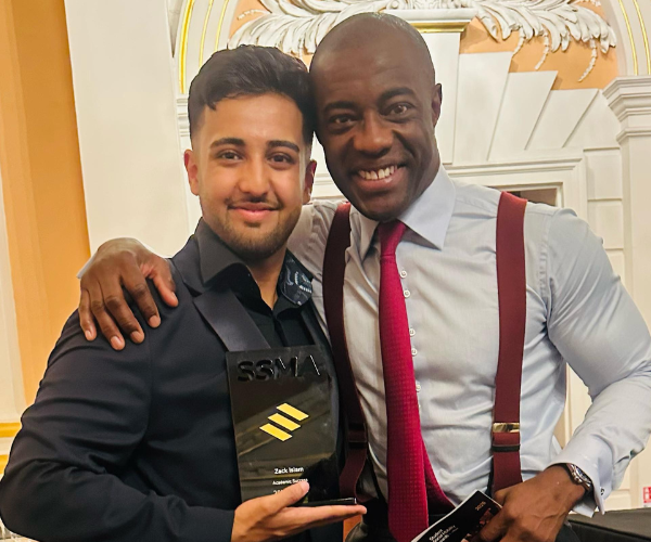 From nominee to winner to host: Exeter alumnus takes centre stage at national social mobility awards