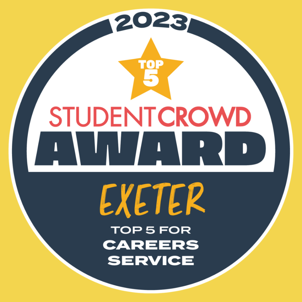 Our Student Crowed Award for being a top 5 careers service
