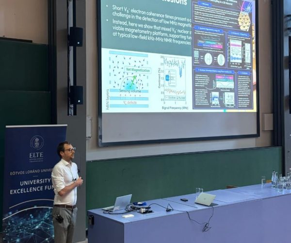 CMRI final year PhD student Charlie Patrickson presented at the Solids for quantum technologies 2026 conference in Budapest.
