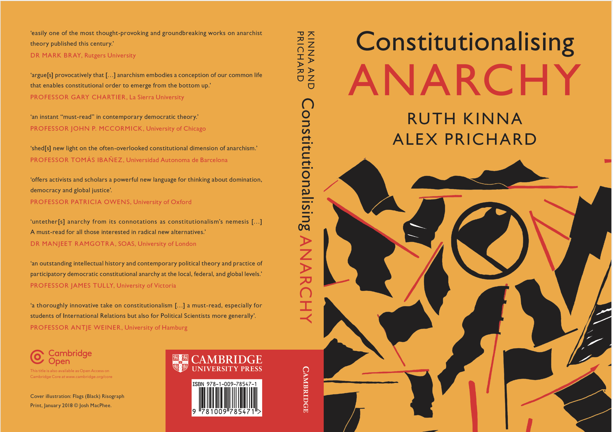Book Launch on 30 September 2026: Constitutionalising Anarchy by Ruth Kinna and Alex Prichard