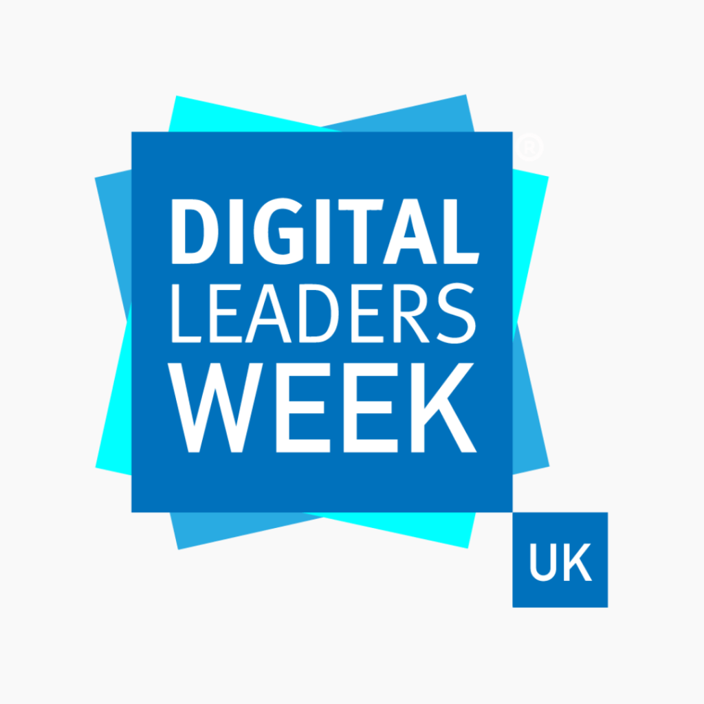 Digital Leaders Week UK logo, a week promoting digital transformation in the UK