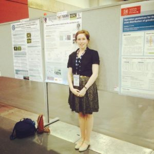 Camilla Owens at IMPC with her poster