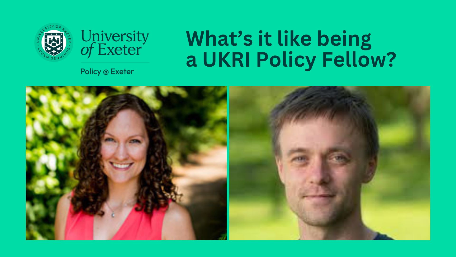 Insights from Whitehall: interview with two Policy Fellows from Exeter