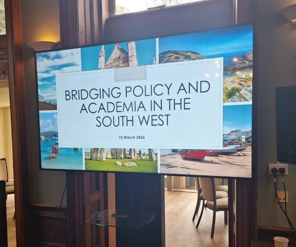 Bridging Policy and Academia: A Collaboration Between Researchers and Civil Service Members from across the South West.