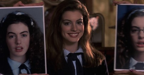 Anne Hathaway as Mia Thermopolis in The Princess Diaries
