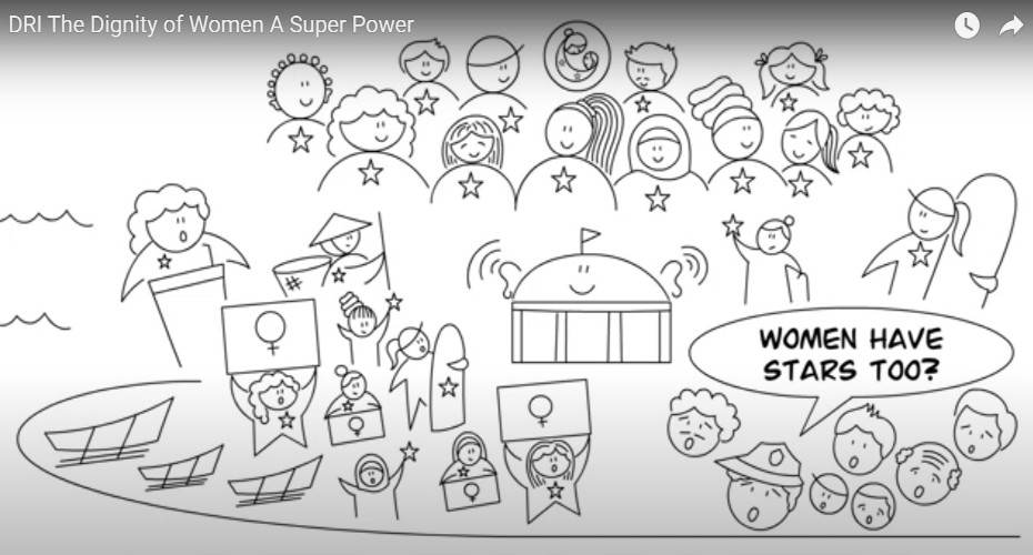 HRDF celebrates International Women’s Day with a short animation on human dignity & women