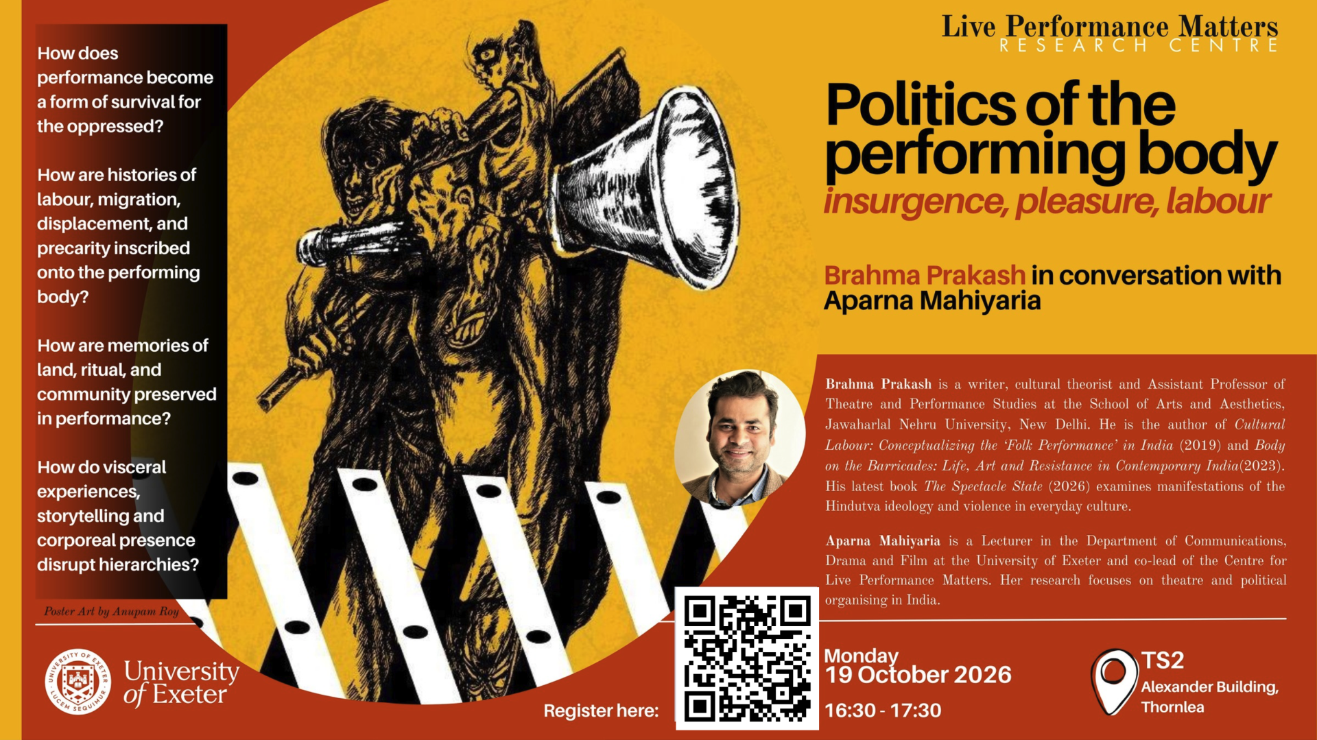 Politics of the Performing Body > Live Performance Matters