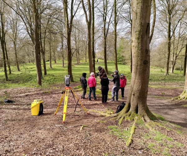 Killerton Archaeological Earthwork Survey Training