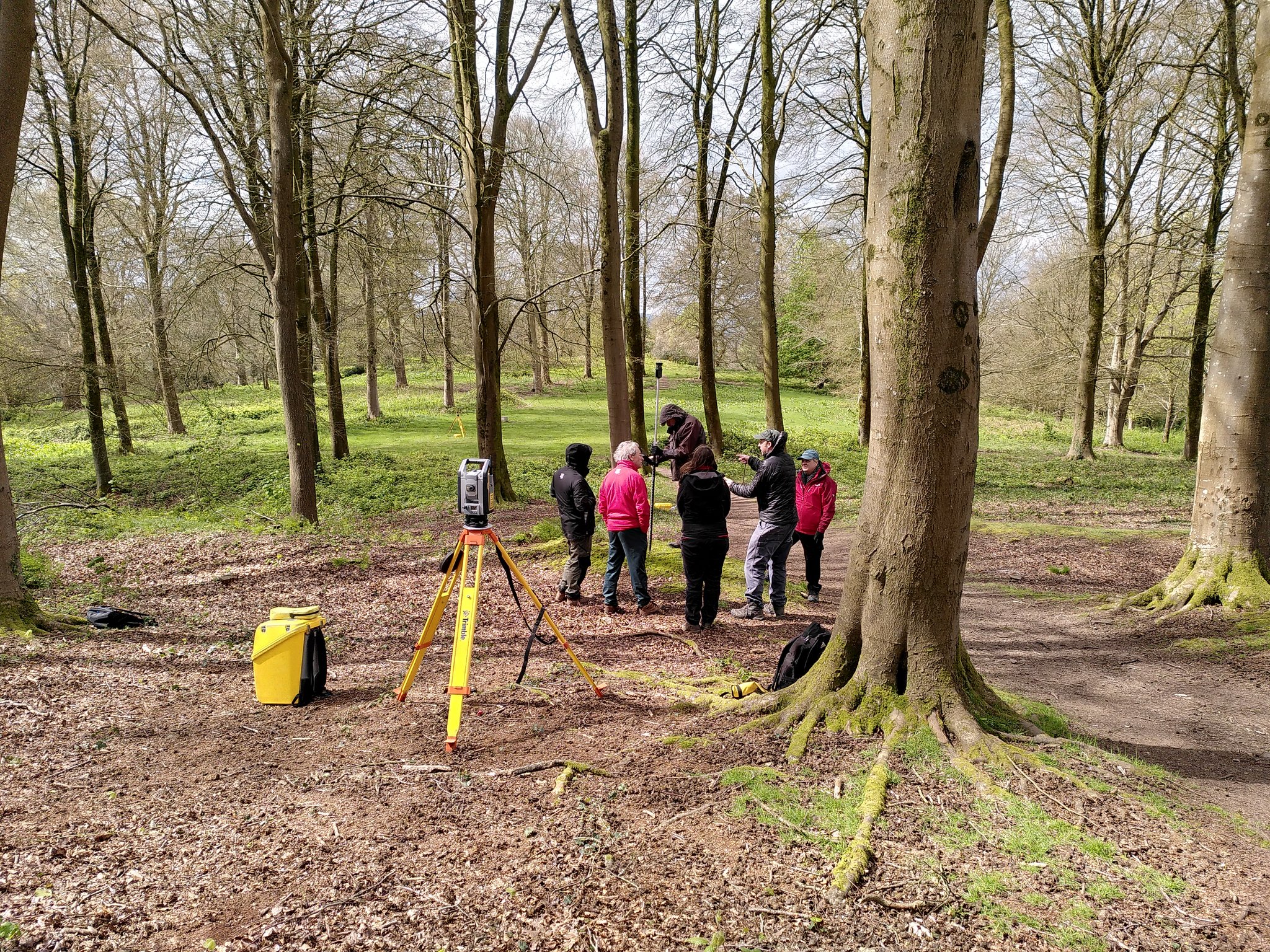 Killerton Archaeological Earthwork Survey Training