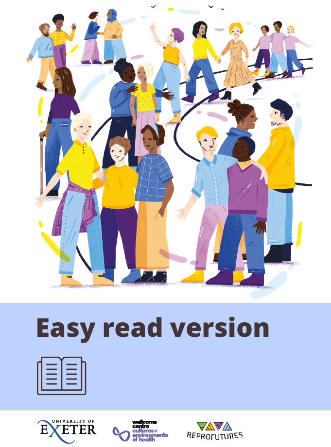 Cover image, reading: Easy read version.