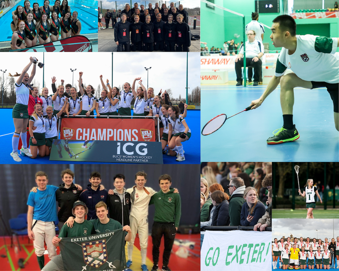 Big BUCS Wednesday: University of Exeter Sports Teams Take on the nation’s best.