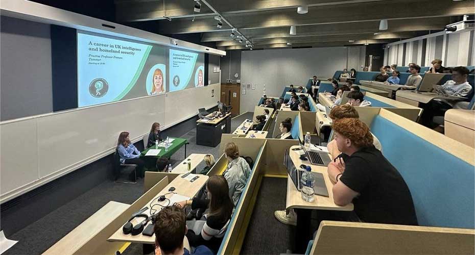 Practice Professor Frances Tammer invited to speak to the Exeter International Relations Society on 25th September 2024