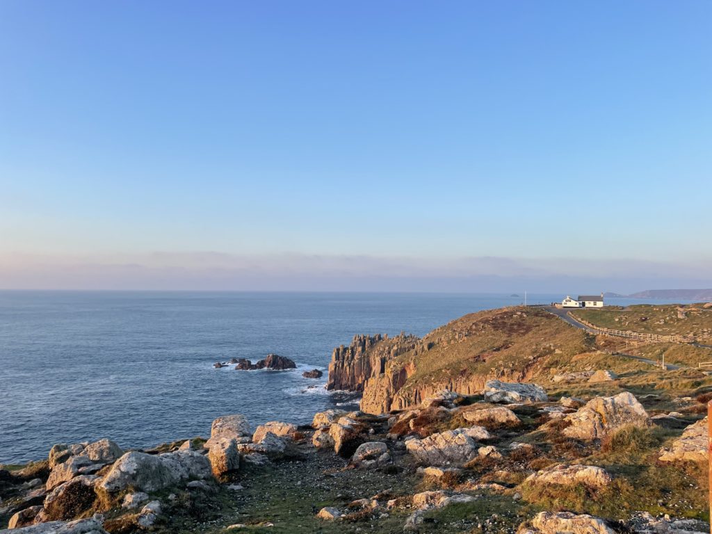 Land's End at sunset