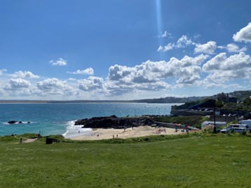 Beach in the sunshine