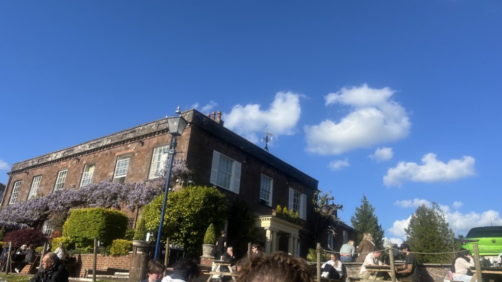 Picture of The Imperial Pub and its garden.