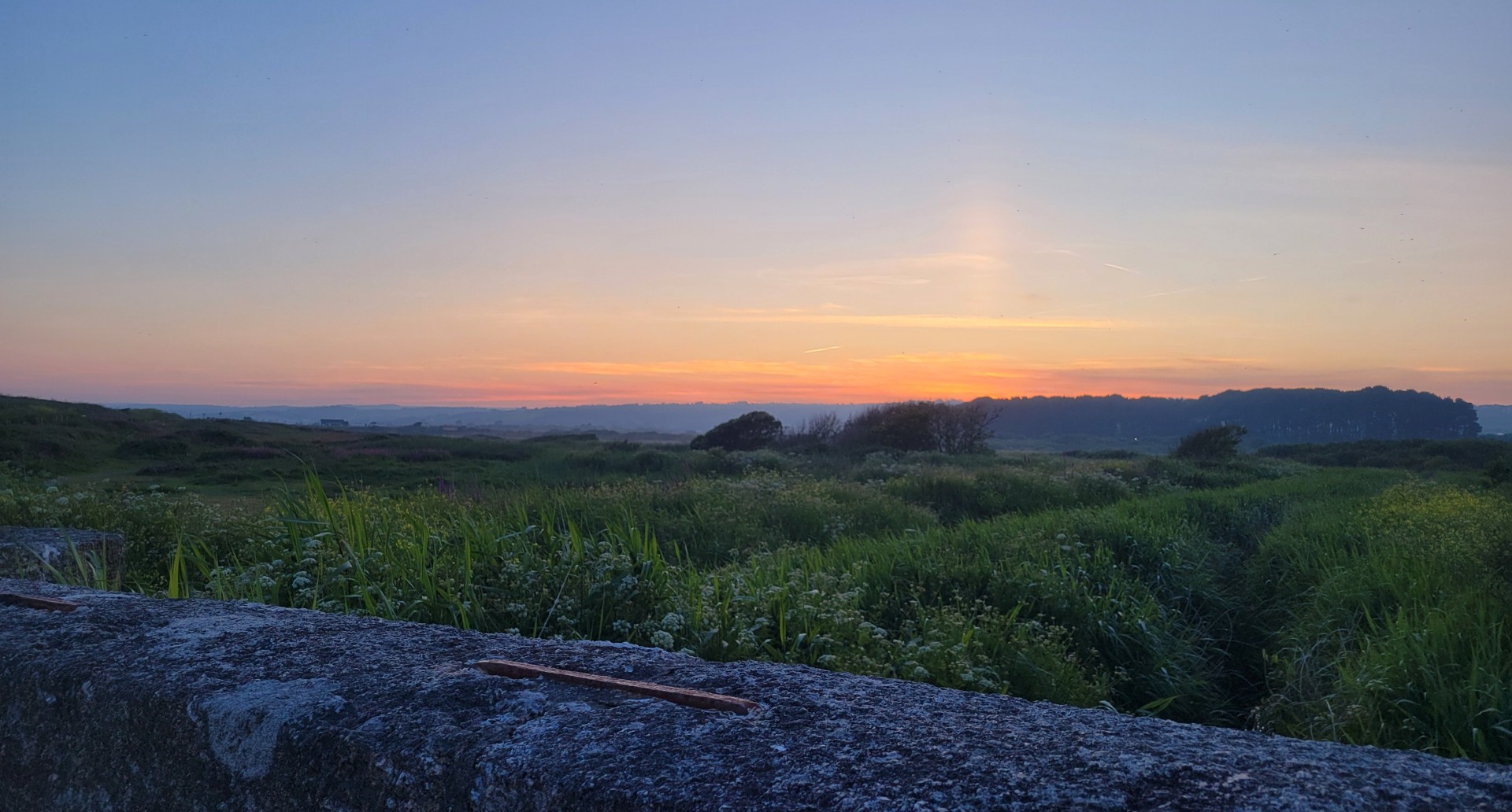 Sunset over Marazion Marsh