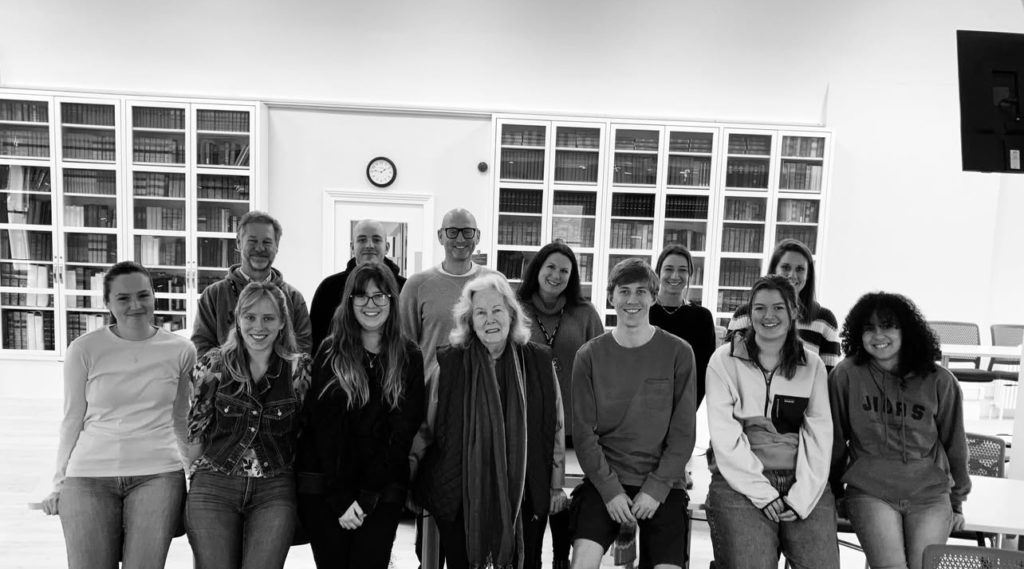JICAS MSc Island Biodiversity and Conservation 2025 cohort after a morning with Lee Durrell