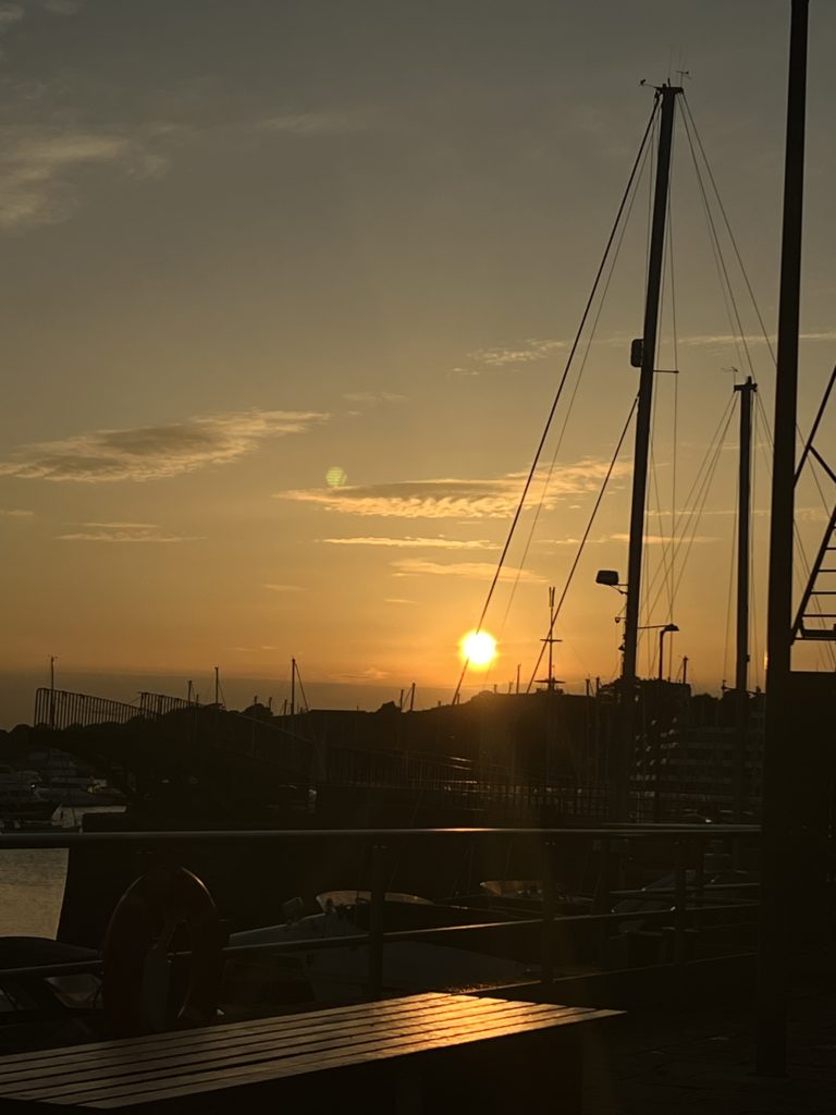 Sunset over Royal William Yard, Plymouth