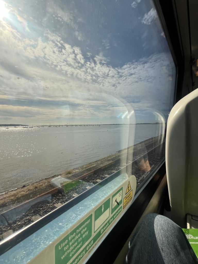 Teignmouth harbour from the train en route from Plymouth to Exeter University (my morning commute)
