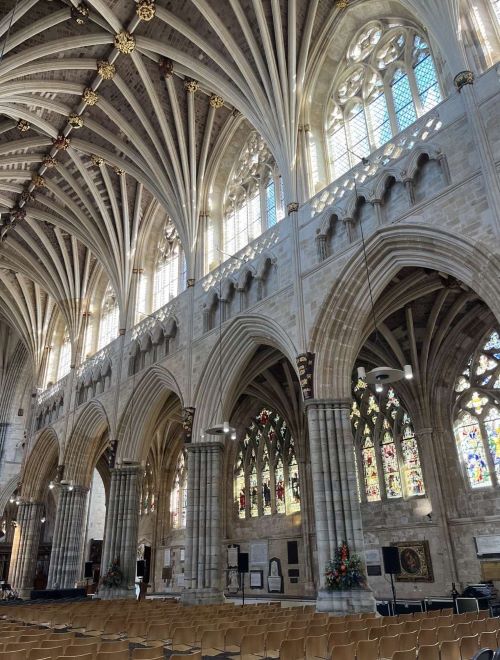 Inside of Exeter Cathedral