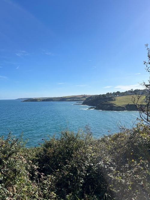 A sunny day on the Cornish coast