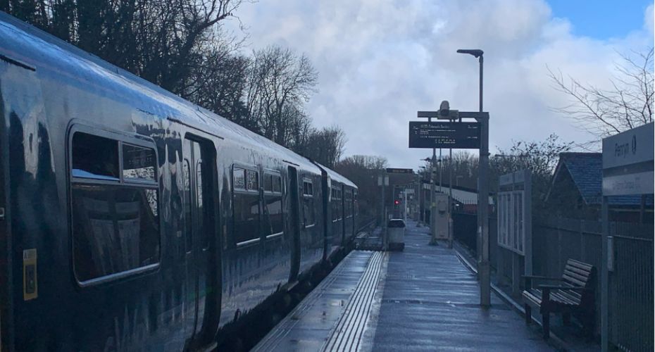 A view of Penryn train station
