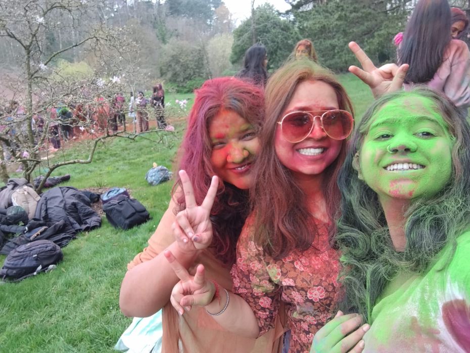 And the sky became the canvas…Celebrating Holi at the University of Exeter