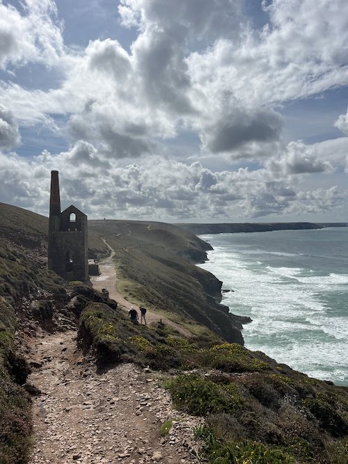 A beautiful view of a coastal walk near St Agnes