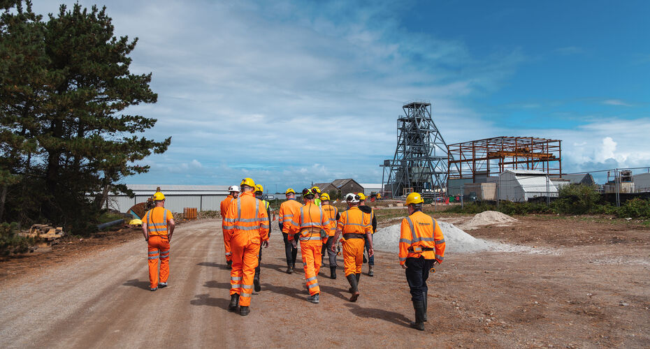 Camborne School of Mines students on a fieldtrip