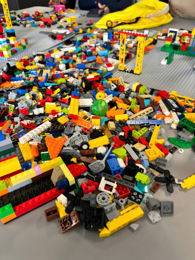 An assortment of lego