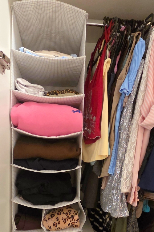 Wardrobe storage hacks