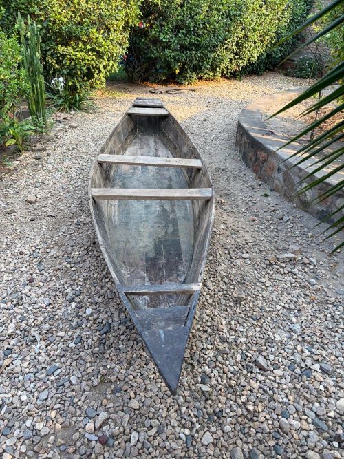 Traditional boat in Burundi