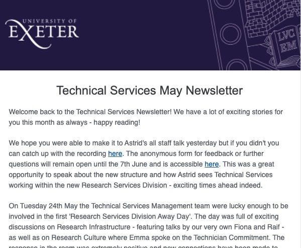 Newsletter – May 2022