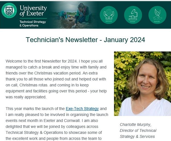 Technician Newsletter – January 2024