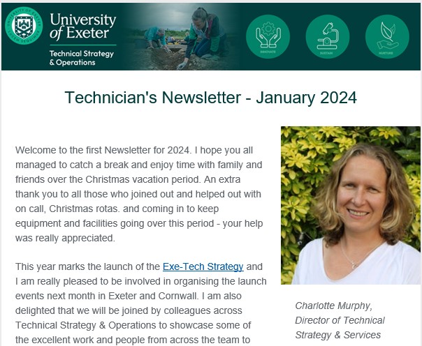 Technician Newsletter – January 2024