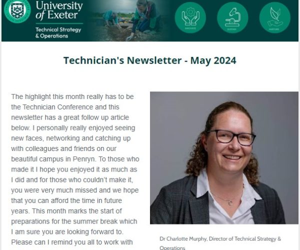 Technician’s Newsletter – June