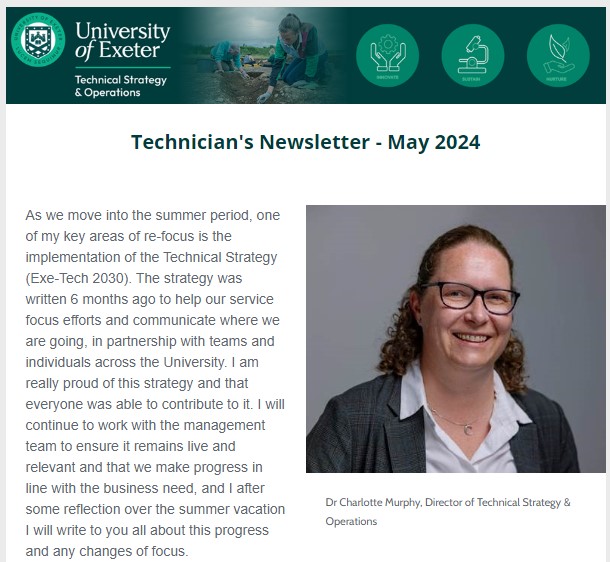 Technician’s Newsletter – Summer 2024