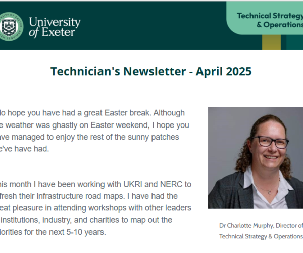 Technician’s Newsletter – April 2025