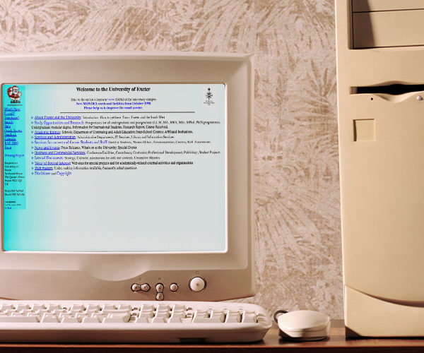 30 Years of Web Evolution at the University of Exeter
