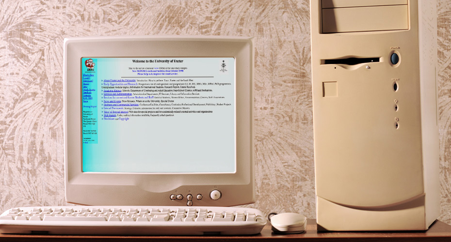 30 Years of Web Evolution at the University of Exeter