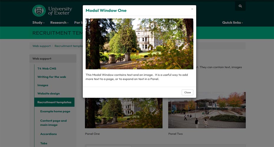 Modal Windows – making your page pop! 